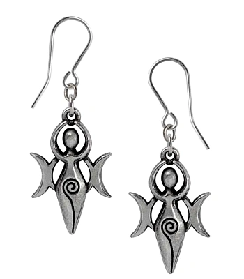 серьги alchemy gothic (алхимия готик) e475 danu