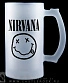 кружка пивная стеклянная nirvana (смайл)
