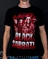 футболка black sabbath (группа, принт красный)