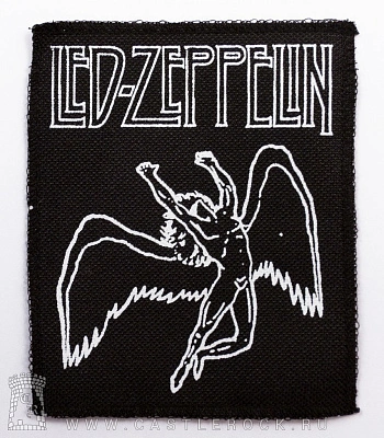 нашивка led zeppelin (ангел ч/б)