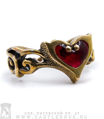 кольцо joker лолита эмаль (красная) б