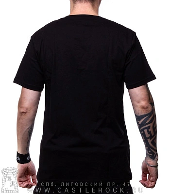 футболка beatles (лица ч/б, надпись в центре)