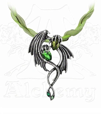 подвес alchemy gothic (алхимия готик) p676 the emerald dragon