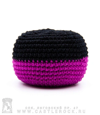 сокс половинчатый (фиолетовый, черный, пластиковые гранулы)