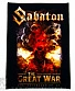 нашивка на спину sabaton "the great war" (черепа)