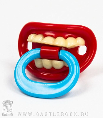 соска-пустышка зубы с кольцом