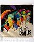 чехол на подушку beatles (цветные в профиль)