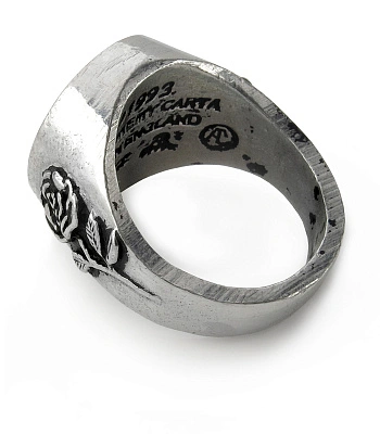 кольцо alchemy gothic (алхимия готик) r23 roseus pentagram