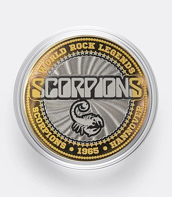 монета сувенирная малая scorpions