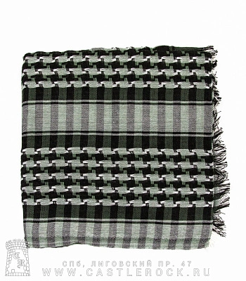 арафатка черно-зеленая (с белым)