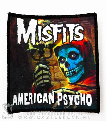 нашивка misfits "american psycho"
