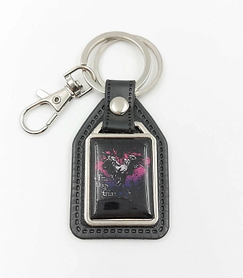 брелок прямоугольный на подкладке three days grace "life starts now"