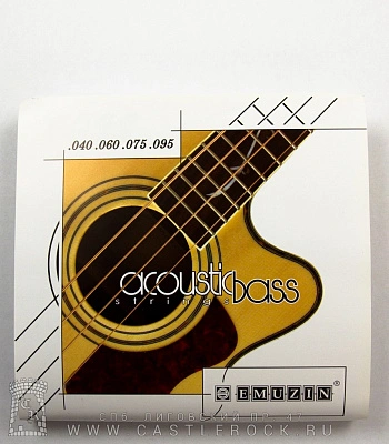 струны emuzin для бас-гитары акустической 4ab40-95