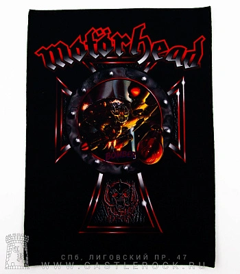 нашивка на спину motorhead "bomber" (лого)