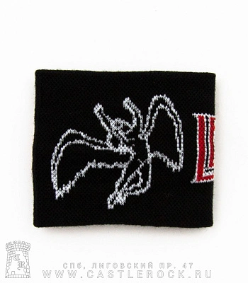 напульсник трикотажный led zeppelin (надпись красная с белым)