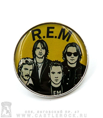значок цанга r.e.m. (группа, круглый)