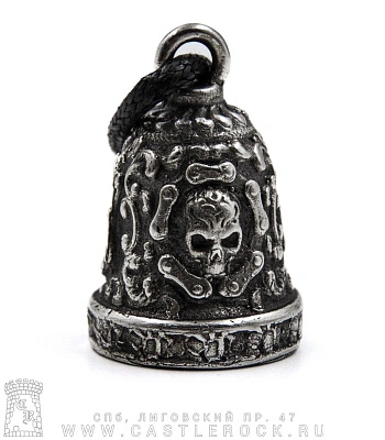 колокольчик-оберег байкерский "live to ride ride to live"