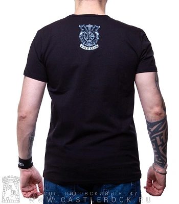 футболка викинг (ч/б, светится)