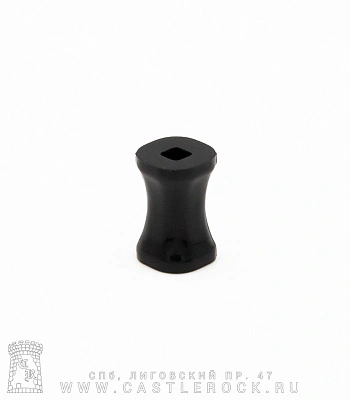 Тоннель Акрил Квадрат (черный) 4 мм