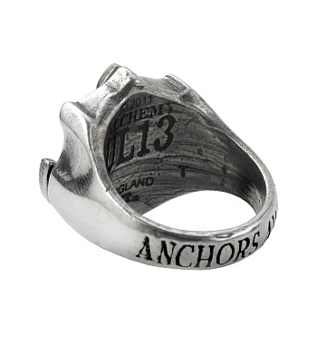 кольцо alchemy gothic (алхимия готик) ulr9 anchors aweigh