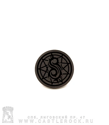 значок цанга с гравировкой slipknot