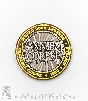 монета сувенирная малая cannibal corpse