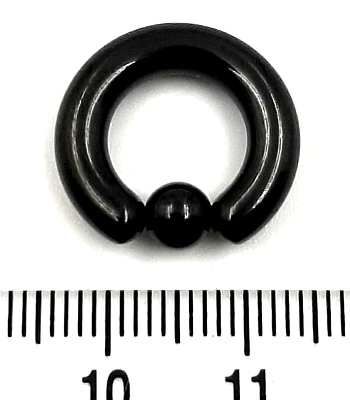 Кольцо BCR Хард Сталь Черное 4 х 10 х 5