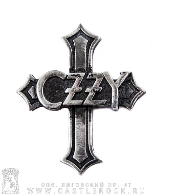 значок цанга ozzy osbourne (крест)