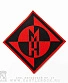 нашивка machine head (лого красное)