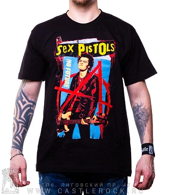 футболка sex pistols sid vicious "no future"
