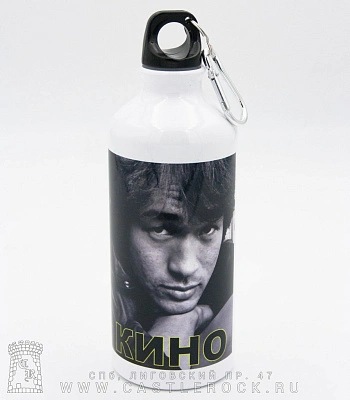 фляга с карабином кино в. цой 600 мл