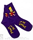 носки барт симпсон (фиолетовые)
