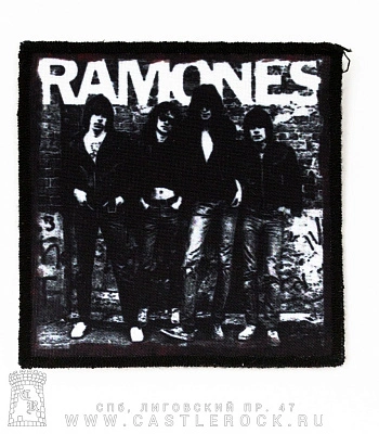 нашивка ramones "ramones" (квадратная)