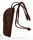 чехол для варгана кожаный (с защитой язычка, коричневый) vb-2
