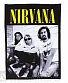 нашивка на спину nirvana (группа ч/б)