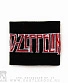 напульсник трикотажный led zeppelin (надпись красная с белым)
