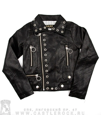 косуха детская к/з (цепочки, люверс) т2002