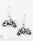 серьги мотоцикл гоночный