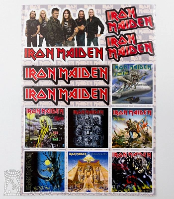 набор наклеек iron maiden (стикерпак)