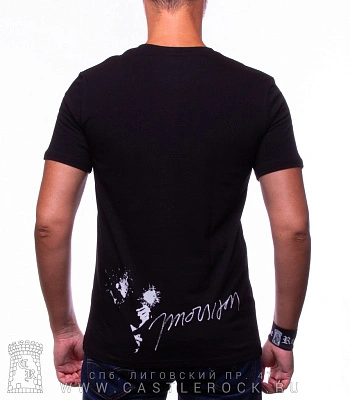 футболка doors jim morrison (ч/б, принт большой)