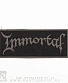 нашивка immortal (лого серое)