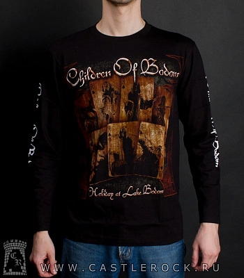 футболка children of bodom "holiday at lake bodom" д/р