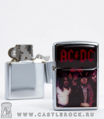 зажигалка цветная ac/dc "highway to hell"