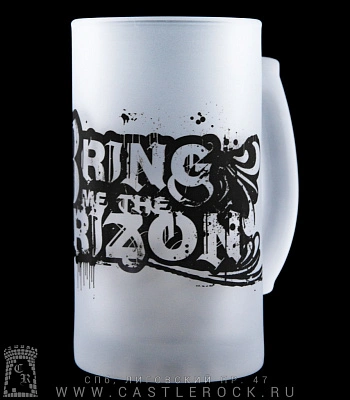 кружка пивная стеклянная bring me the horizon