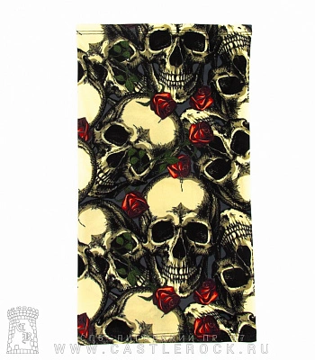 бафф черепа и розы малые