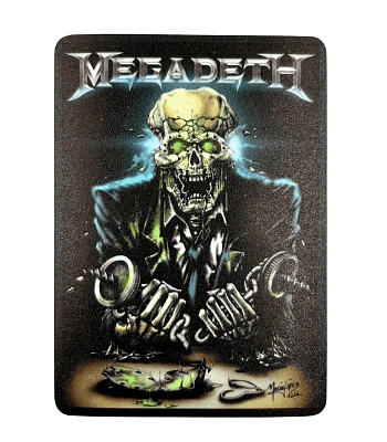 наклейка виниловая megadeth "one thing" (средняя)