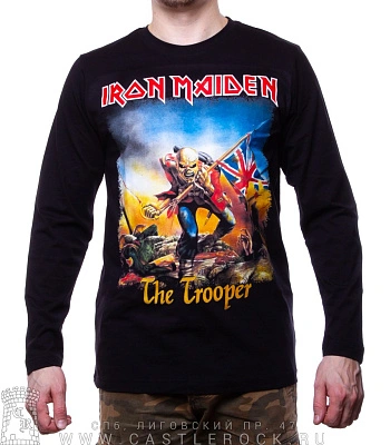 футболка iron maiden "the trooper" д/р