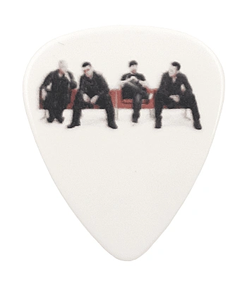 медиатор u2 (группа, белый)