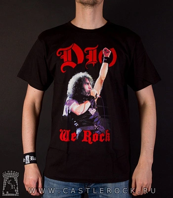 футболка dio ronnie james "we rock"