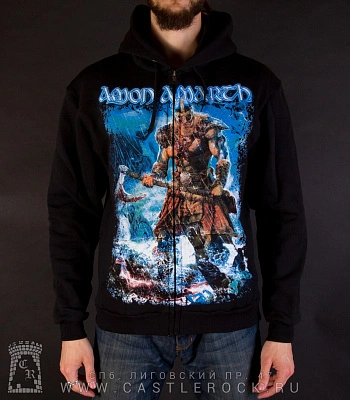 балахон на молнии amon amarth "jomsviking"